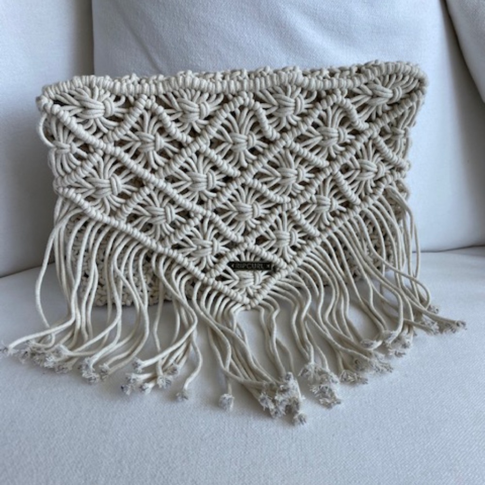 New Rip Curl Macrame Clutch - Tags Attached